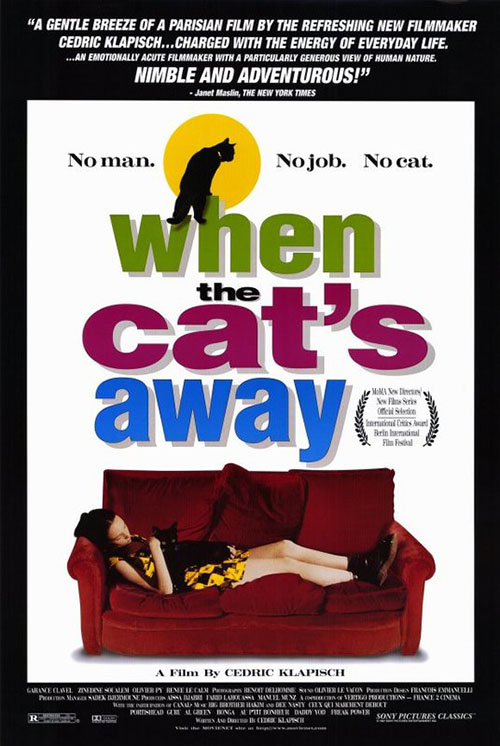 Chacun Cherche son Chat - When the Cat's Away - movie poster for When the Cat's Away