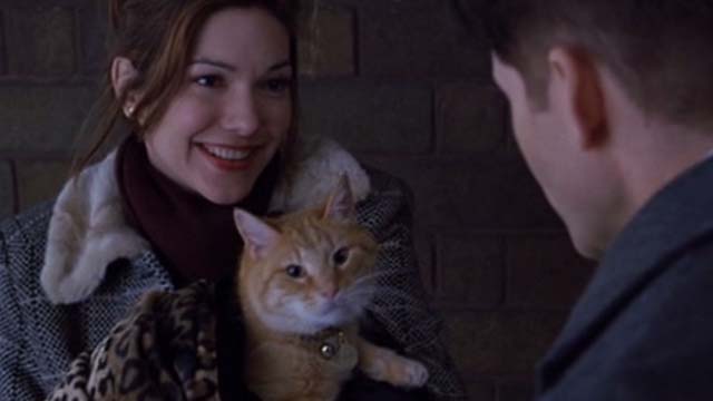 Willard 2003 - Catherine Laura Harring brings orange tabby cat Scully to Willard Crispin Glover