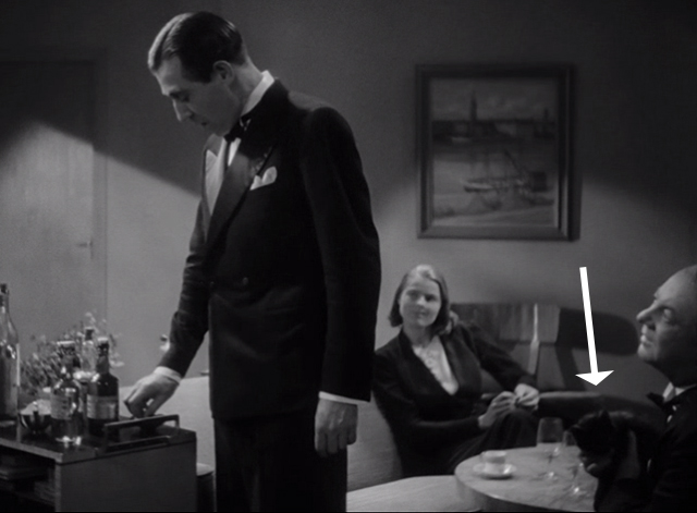 A Woman's Face - Anna Ingrid Bergmen with men and Nyman Erik Berglund holding black kitten