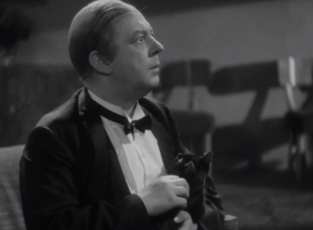 A Woman's Face - Nyman Erik Berglund holding black kitten