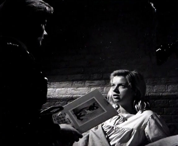 Yield to the Night - Hilda Yvonne Mitchell holding calendar with photo of Siamese cat by Mary Diana Dors