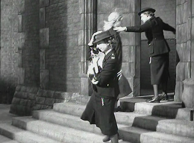 Yield to the Night - Barker Joan Miller taking away tuxedo cat