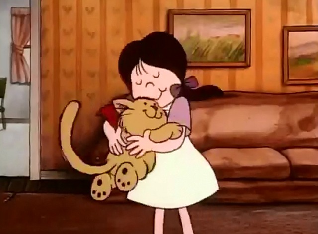 Ziggy's Gift - kitten cat stays with the children