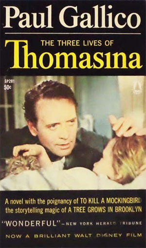 Behind the Scenes of Thomasina - paperback book Disney of The Three Lives of Thomasina