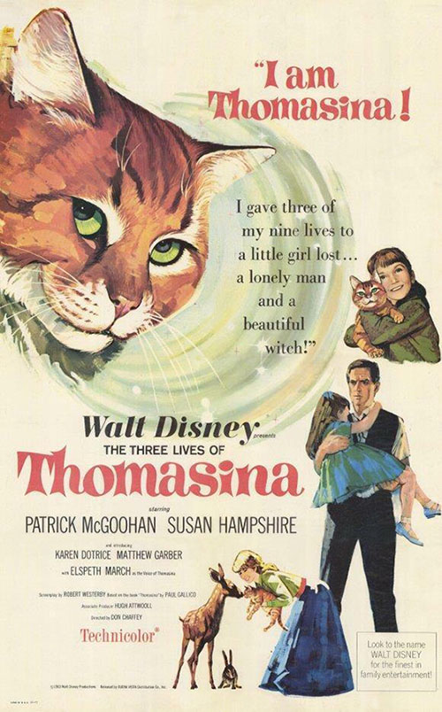 Behind the Scenes of Thomasina - theatrical movie poster for Thomasina