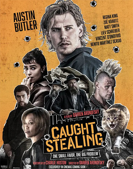 movie poster for Caught Stealing