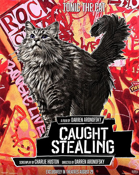 movie poster for Caught Stealing