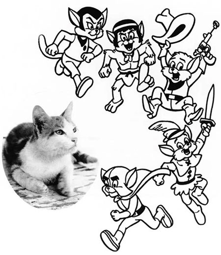 publicity photo for The Secret Lives of Waldo Kitty