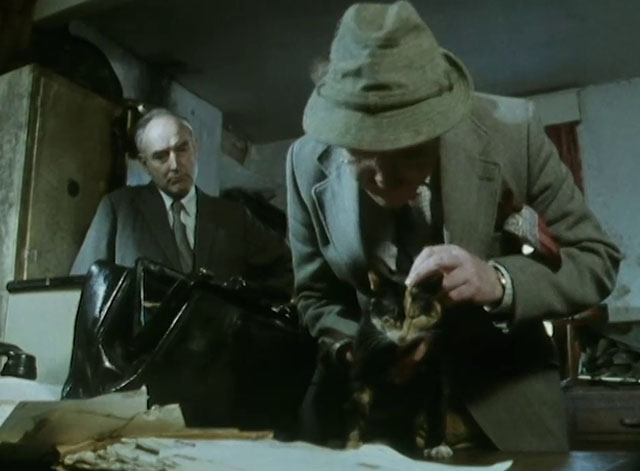 One Step Beyond - Siegried Robert Hardy tending to injured tortoiseshell cat with Barnett George Little