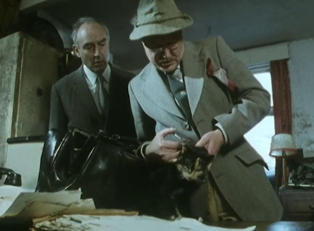 One Step Beyond - Siegried Robert Hardy tending to injured tortoiseshell cat with Barnett George Little