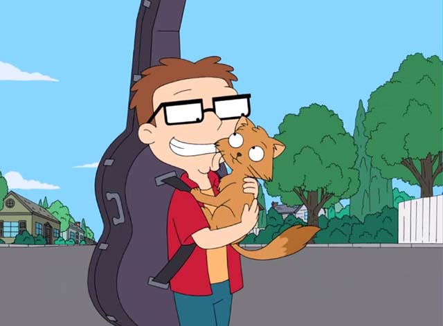 American Dad - Choosy Wives Choose Smith - Steve with orange cat Simon