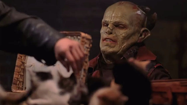 Buffy the Vampire Slayer - Life Serial - demon watching Spike collect his tabby kitten poker ante winnings