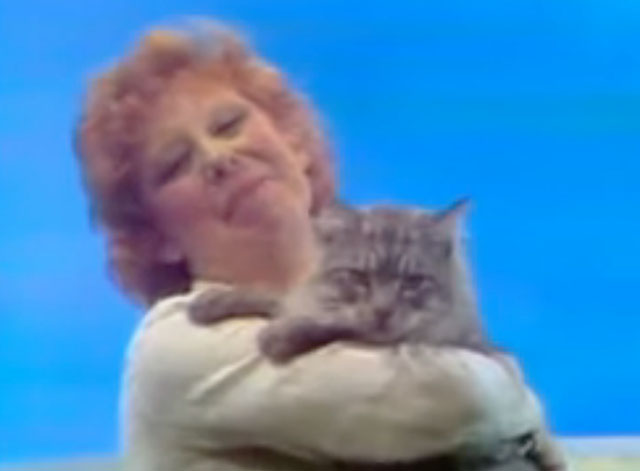 Captain Kangaroo - Good Morning, Captain - Gwen Verdon with her tabby cat Fatrick