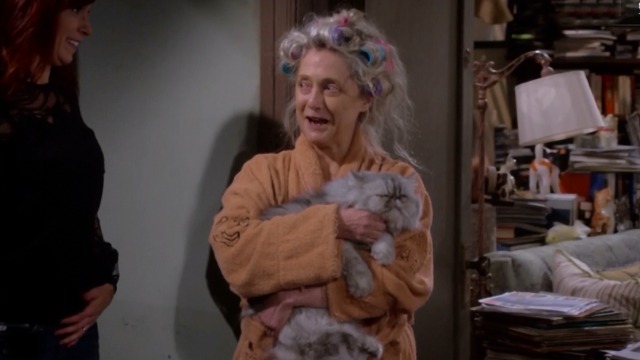 Crowded - Given to Fly - Linda Carol Kane with Persian cat Holden Pawfield