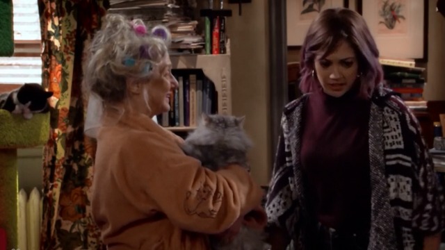 Crowded - Given to Fly - Stella Mia Serafino with Linda Carol Kane with Persian cat and tuxedo cat in background