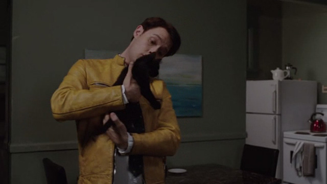 Dirk Gently's Holistic Detective Agency - Horizons - Dirk Gently Samual Barnett holding black kitten