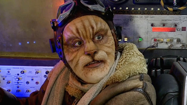 Doctor Who - Gridlock - Branigan Ardal O'Hanlon with cat face