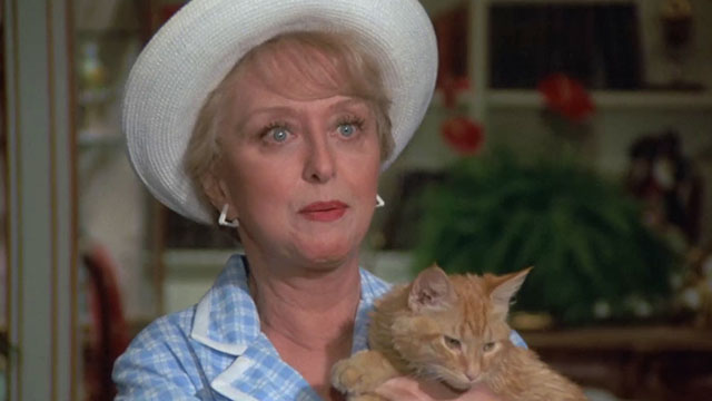 Fantasy Island - Beachcomber / The Last Whodunnit - Mabel Celeste Holm holding ginger tabby cat Hercule