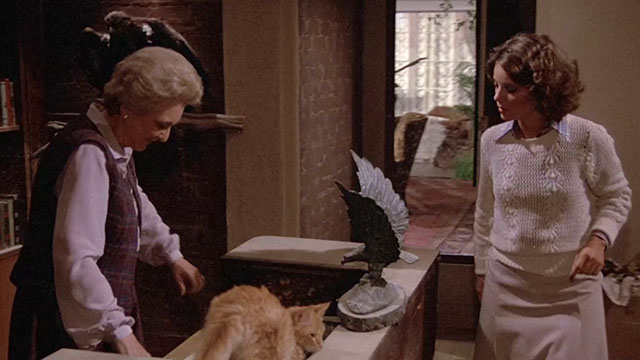 Fantasy Island - Beachcomber / The Last Whodunnit - Evelyn Judith Chapman with Mabel Celeste Holm and ginger tabby cat Hercule on dusty desk