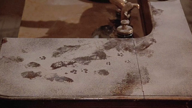 Fantasy Island - Beachcomber / The Last Whodunnit - cats paw prints on dusty desk
