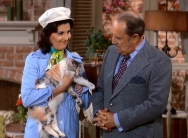 Here's Lucy - Lucy is N.G. as an R.N. - Lucie Arnaz with calico cat Harry and Gale Gordon