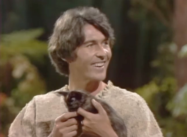Insight - The Sixth Day - Adam Randolph Mantooth holding tortoiseshell kitten Fred