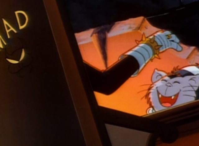 Inspector Gadget - Gadget in Winterland - M.A.D. Cat laughing beside Dr. Claw