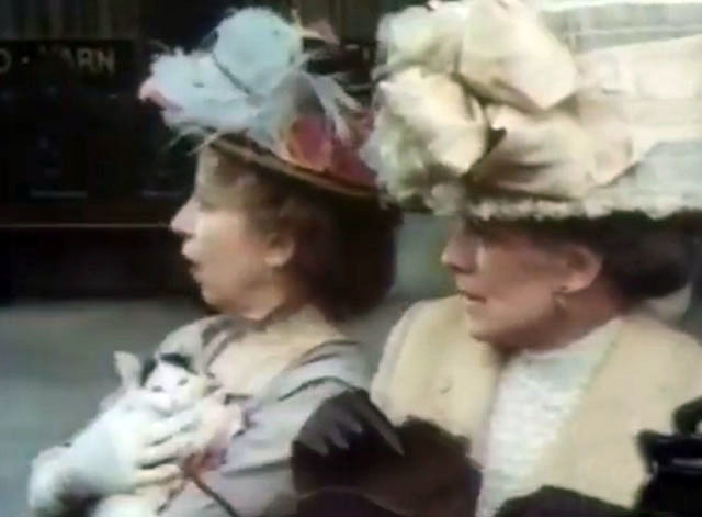 The Magical World of Disney - The Adventures of Pollyanna - Mrs. Tarbell Gretchen Wyler and Miss Best Anne Haney holding white and black kitten Charles