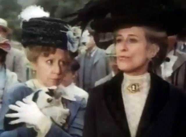 The Magical World of Disney - The Adventures of Pollyanna - Mrs. Tarbell Gretchen Wyler and Miss Best Anne Haney holding white and black kitten Charles