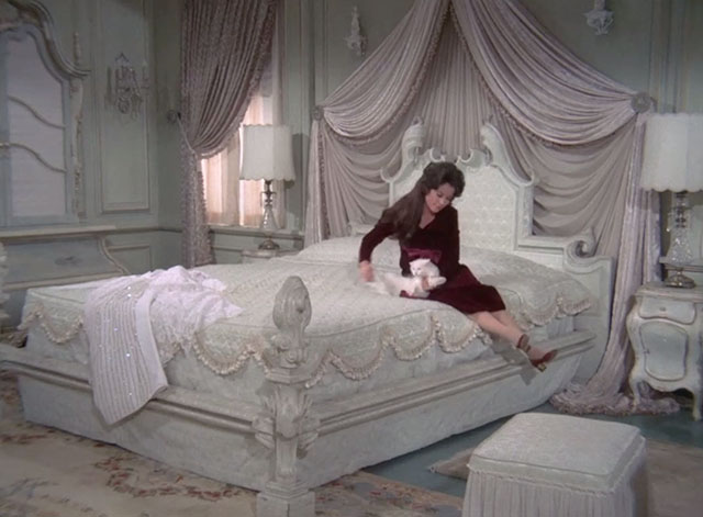Mission: Impossible - The Falcon, Part 1 - Francesca Diane Baker getting up from bed with longhair white cat