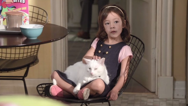 Modern Family - Snip - Larry Frosty cat on Lily Aubrey Anderson-Emmons lap