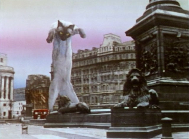Monty Python's Flying Circus - How to Recognise Different Types of Trees from Quite a Long Way Away - animated giant Siamese cat entering city
