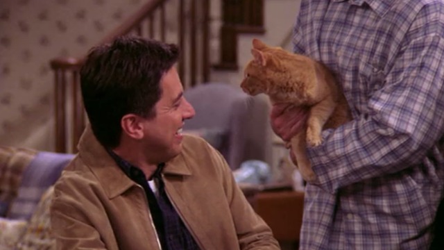 Everybody Loves Raymond - Just a Formality Peter with orange tabby cat Miss Puss and Raymond
