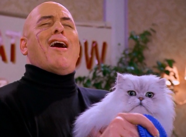Sabrina the Teenage Witch - Cat Showdown - Blofeld character with white Angora cat