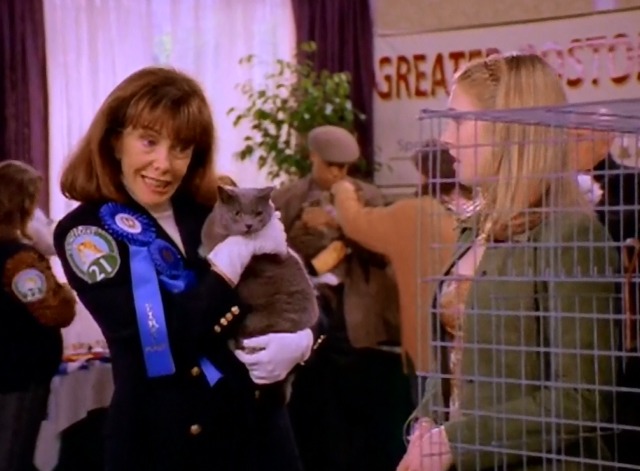 Sabrina the Teenage Witch - Cat Showdown - Beth Howland with grey Burmese cat