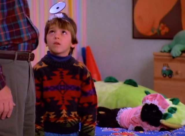 Sabrina the Teenage Witch - A Girl and Her Cat - black cat Salem dressed in nightgown with Rex Seth Adkins