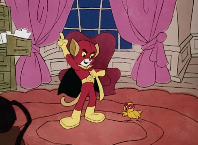 The Secret Lives of Waldo Kitty - Cat Man - cartoon Cat Man and Bird Wonder