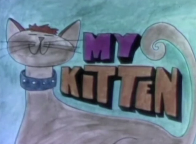 Sesame Street - My Kitten - opening drawing of cat class=