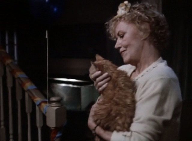Tales From the Crypt - Collection Completed - Anita Audra Lindley holding orange tabby cat Mew Mew