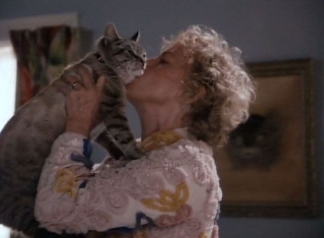 Tales From the Crypt - Collection Completed - Anita Audra Lindley kissing grey tabby cat
