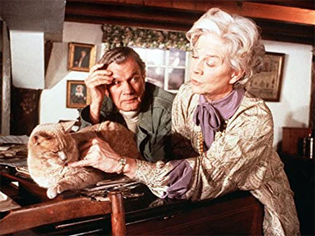 Tales of the Unexpected - Edward the Conqueror - ginger tabby cat with Dame Wendy Hiller and Joseph Cotten
