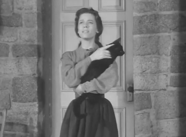Tate - Quiet After the Storm - Amy Cathy O'Donnell holding Mr. Black Cat