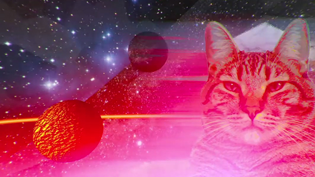 Moonwalk - Phon.o - red cat traveling in space