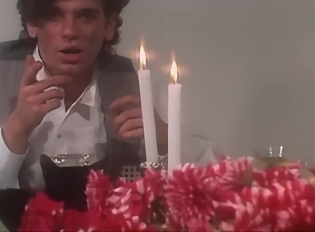 The One Thing - INXS - Michael Hutchence with black kitten on table