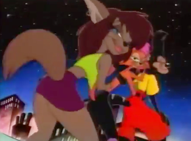 Skat Strut - MC Skat Kat - brown cat Silk, orange cat Katleen and black cat Taboo dancing