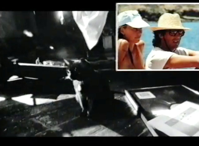 Two Hearts - Australian Crawl - black cat amongst memorabilia with photo of band